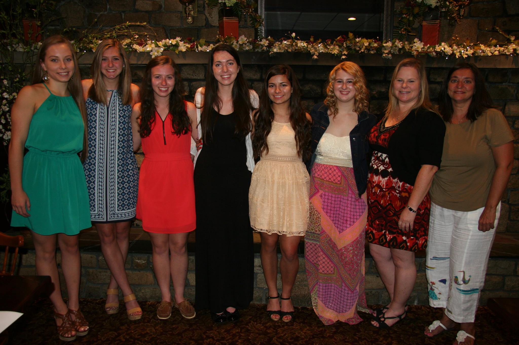 Recipients of the 2016 Chicopee St. Patrick's Parade Committee scholarships